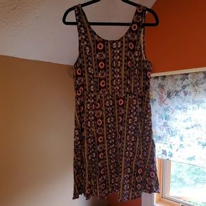 Short summer tie back dress